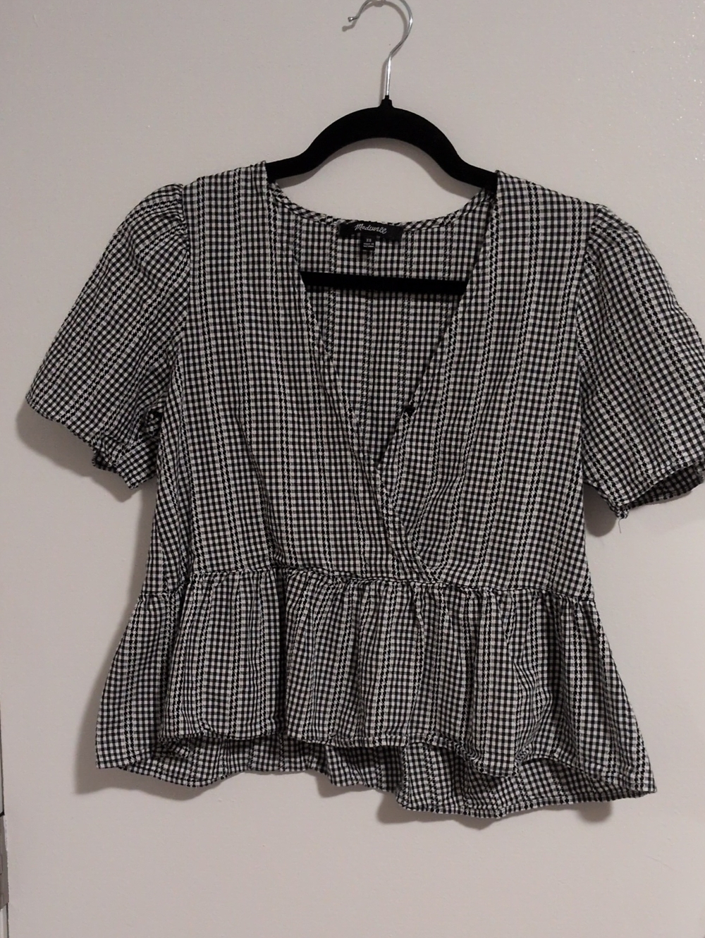 Madewell Gingham Top